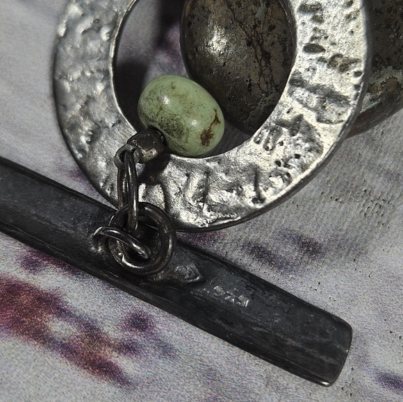 Silpada N1891 Sterling Silver Multi Strand Howlite Tigers Eye Necklace - Picture 5 of 6